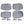 Dach Apollo - Factory Replacement Seat Cover Set (2 Rows)