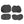 Kandi Kruiser 4P - Factory Replacement Seat Cover Set (2 Rows)